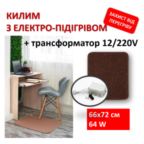 Mata grzewcza Monocrystal KMK12 64 W, 66x72 cm, elektryczna, na podczerwień 