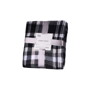 Плед Ardesto Flannel клетка ART-0102-PB 200х220 см серый