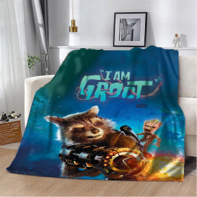 Плед 3D Марвел I am Groot 20222327_B 10601 135х160 см Плед 3D Марвел I am Groot 20222327_B 10601 135х160 см