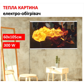Картина-обігрівач “Факір” на плівці Monocrystal 105x60 см 300 Вт