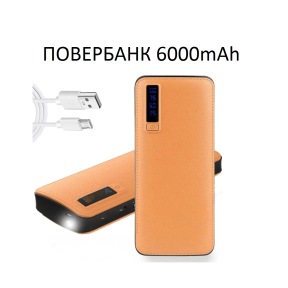Power bank 6000mAh, Smart Tech X50, 3 USB / Zewnętrzna bateria z latarką i wyświetlaczem / Przenośne ładowanie