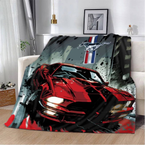 Плед 3D Ford Mustang 2598_B 12430 135х160 см