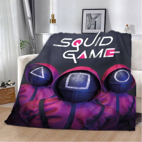 Плед 3D Игра в кальмара SQUID GAME 20222462_B 12298 135х160 см