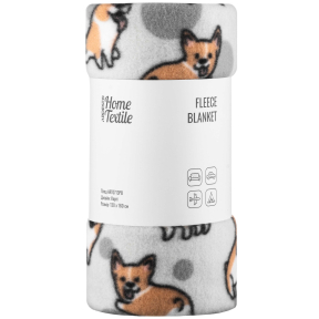 Плед Ardesto Fleece Корги ART-0713-PB 130х160 см Плед Ardesto Fleece Корги ART-0713-PB 130х160 см