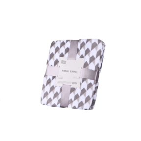 Плед Ardesto Flannel геометрия ART-0104-PB 160х200 см серый Плед Ardesto Flannel геометрия ART-0104-PB 160х200 см серый